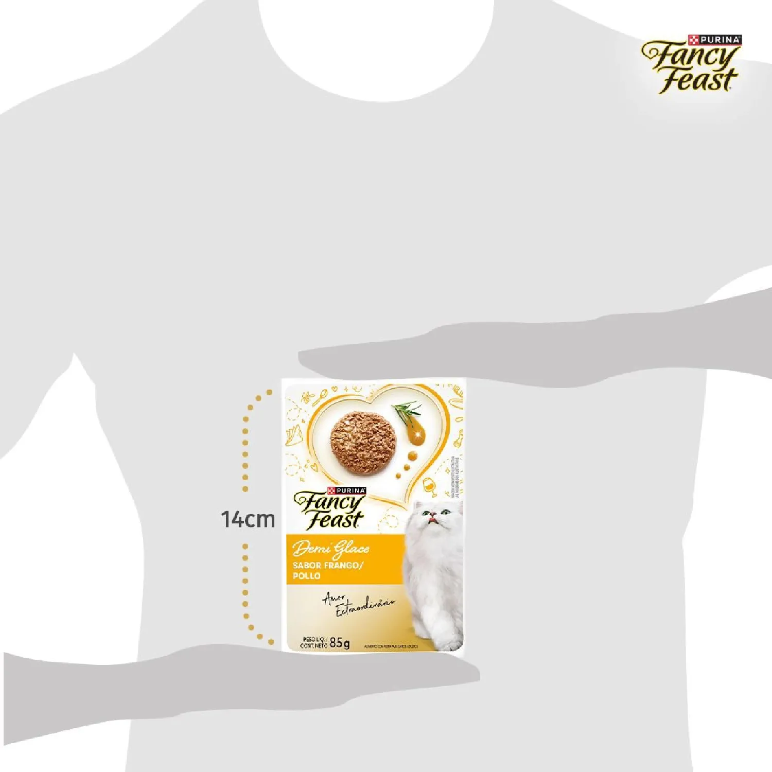 Racao Umida Fancy Feast Demi Glace Frango comprimento da embalagem-05